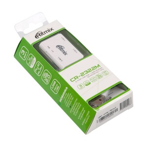 Хаб USB Ritmix CR-2322M White