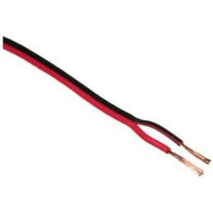 Кабель акустический на катушке NETKO 51807 2*0.75мм2 (66*0.12мм) BC, 100м, пласт., черный/красный