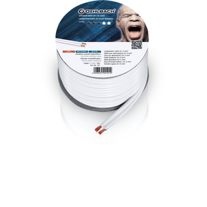 Кабель акустический на катушке Oehlbach 306 Performance Speaker Wire SP-40 White 10.0m