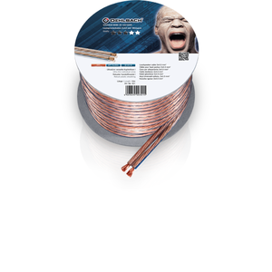 Кабель акустический на катушке Oehlbach 302 Performance Speaker Wire SP-40 Transparent 20.0m