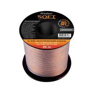 Кабель акустический на катушке Belsis BW7704/25 SOFT