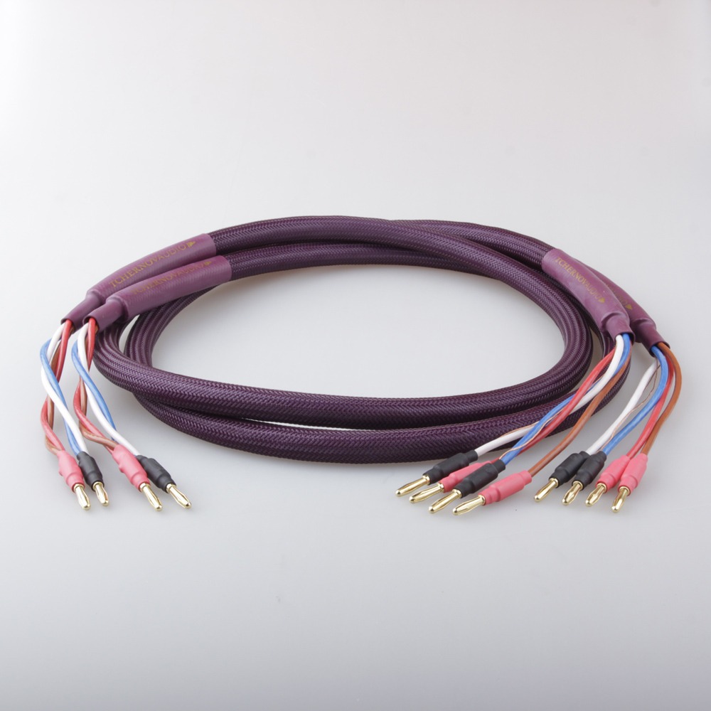 Акустический кабель Bi-Wire Banana - Banana Tchernov Cable Classic BI-WIRE SC Bn/Bn 1.65m