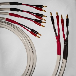 Акустический кабель Bi-Wire Banana - Banana DH Labs Odyssey mkII Banana B-1C Plug Gold Bi-Wire 3.0m