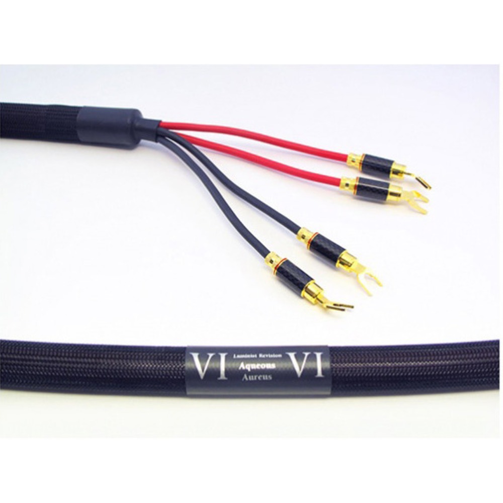 Акустический кабель Purist Audio Design Aqueous Aureus Bi-Wire Speaker Luminist Revision Ban-Ban 2.5m