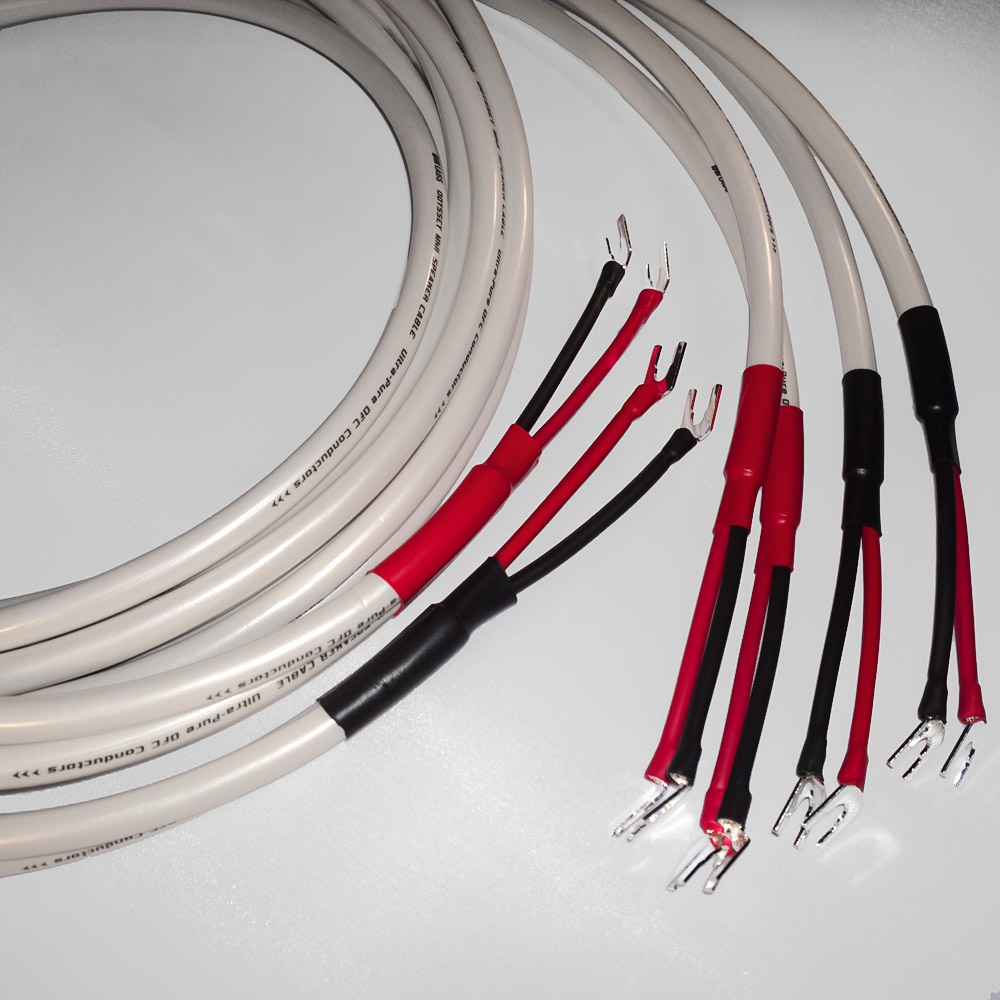 Акустический кабель Bi-Wire Spade - Spade DH Labs Odyssey mkII Spade SP-10 Silver Bi-Wire 2.0m