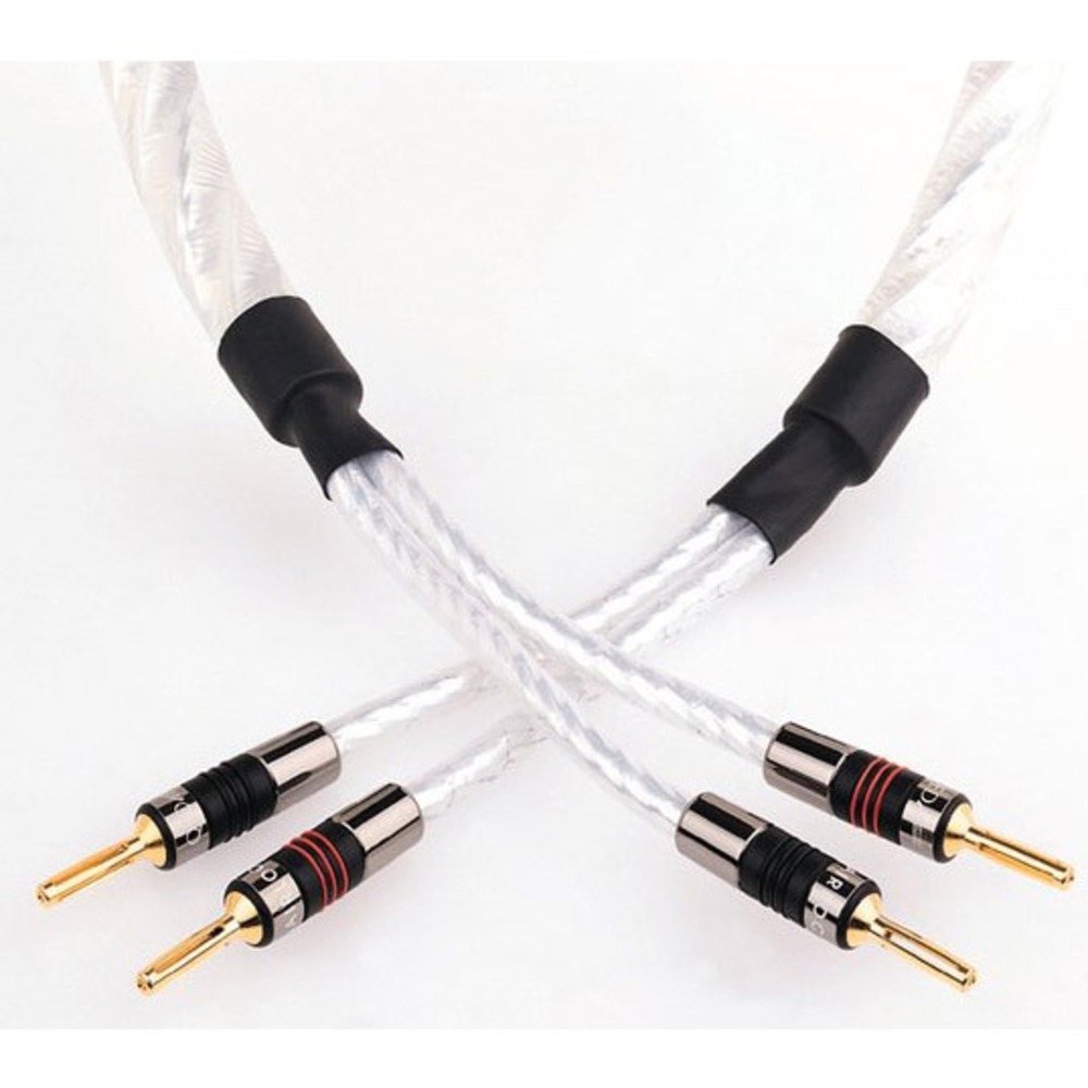 Акустический кабель Single-Wire Banana - Banana QED Genesis Silver Spiral 3.0m