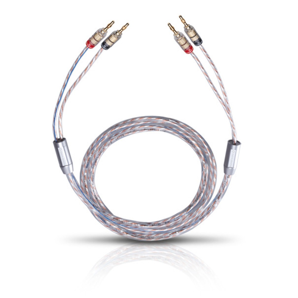 Акустический кабель Single-Wire Banana - Banana Oehlbach 10736 Twin Mix Two B 2.0m