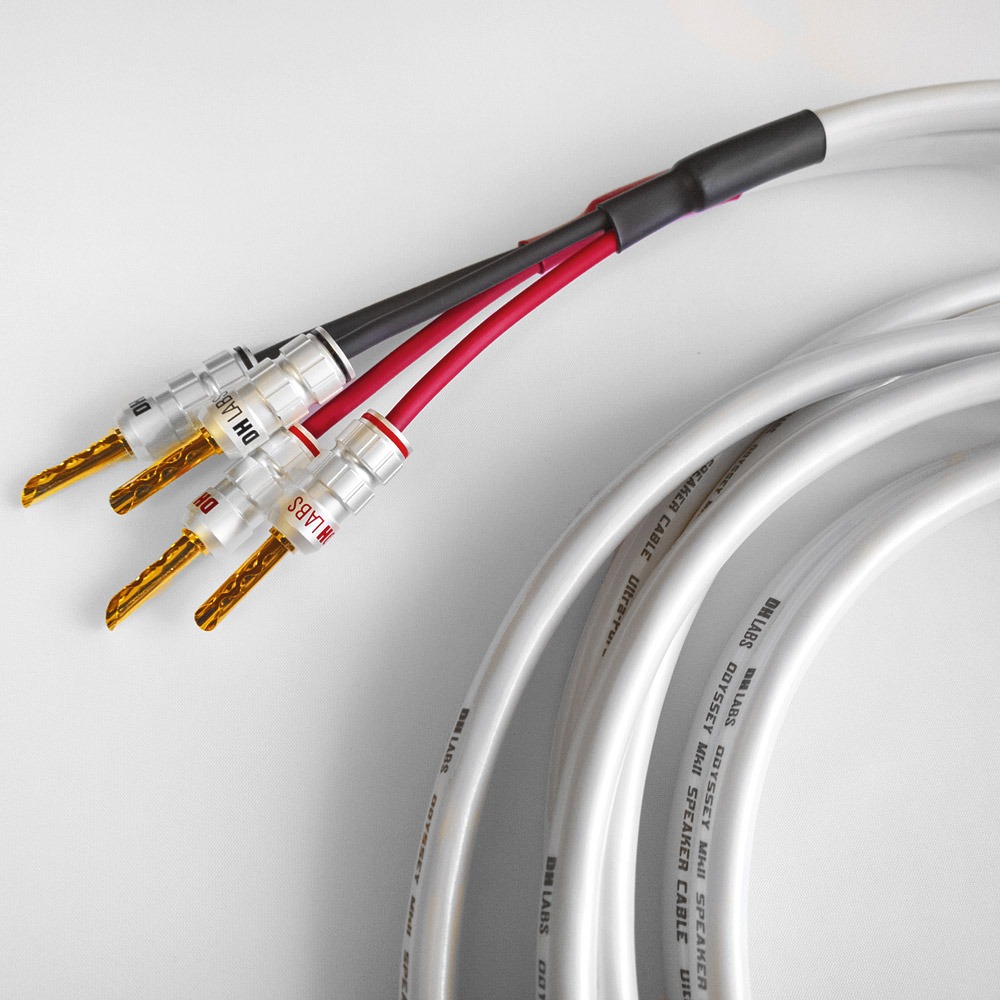 Акустический кабель Single-Wire Banana - Banana DH Labs Odyssey mkII Banana Z-Plug Gold Single Wire 2.0m