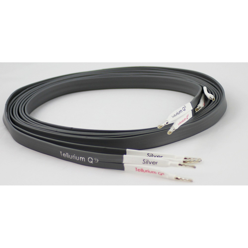 Акустический кабель Single-Wire Banana - Banana Tellurium Q Silver Speaker 4.0m