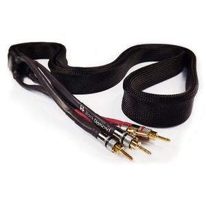 Акустический кабель Single-Wire Banana - Banana Tellurium Q Black Diamond Speaker 3.5m