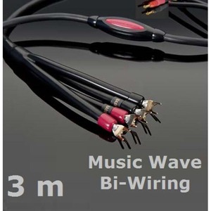 Акустический кабель Single-Wire Banana - Banana Transparent The Wave (banana-spade) 3.0m