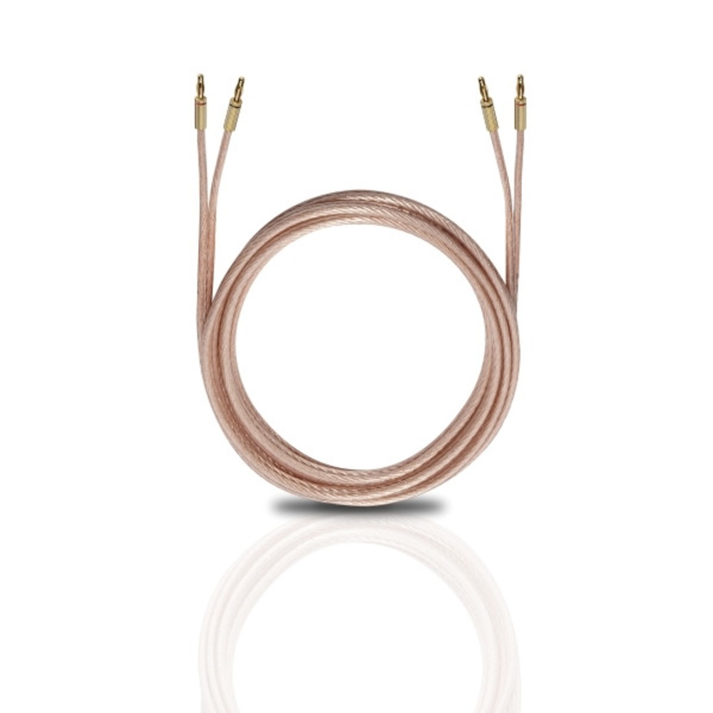 Акустический кабель Single-Wire Banana - Banana Oehlbach 10773 Crystal Wire T25 2.5m