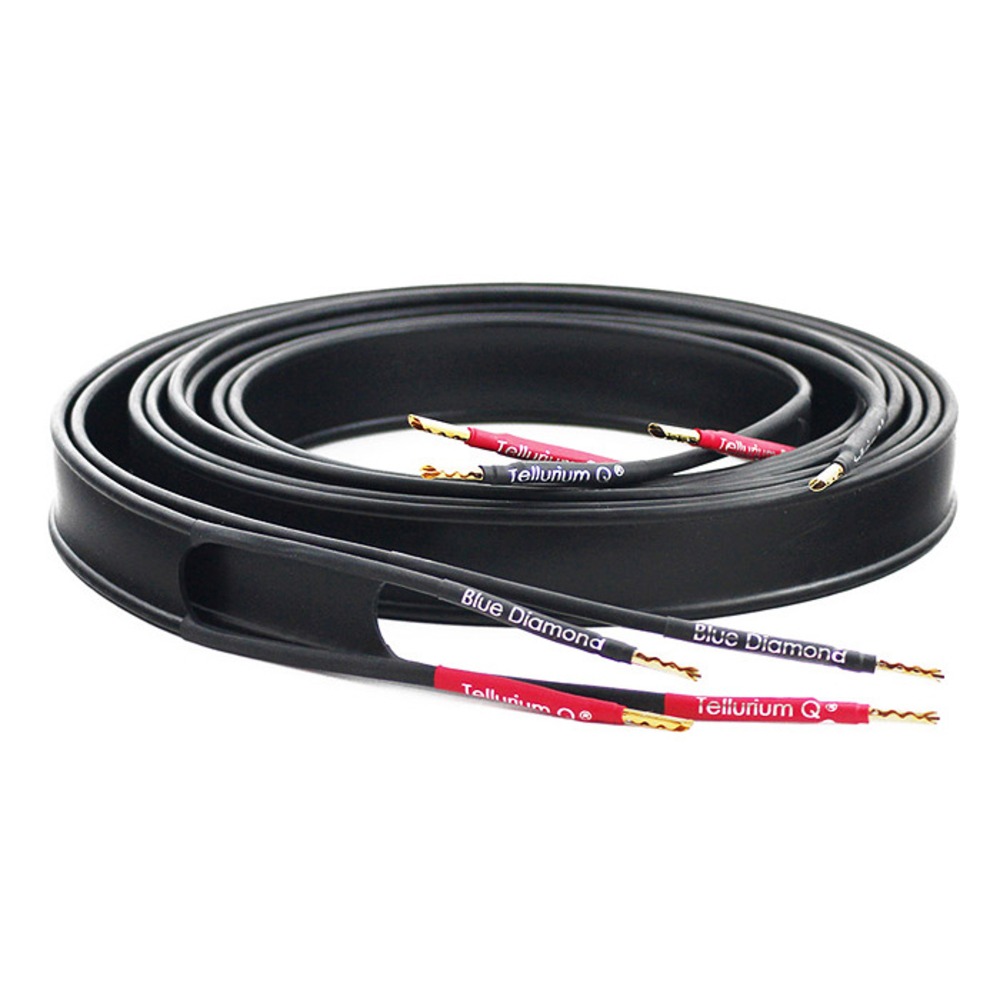 Акустический кабель Single-Wire Banana - Banana Tellurium Q Blue Diamond Speaker 2.0m