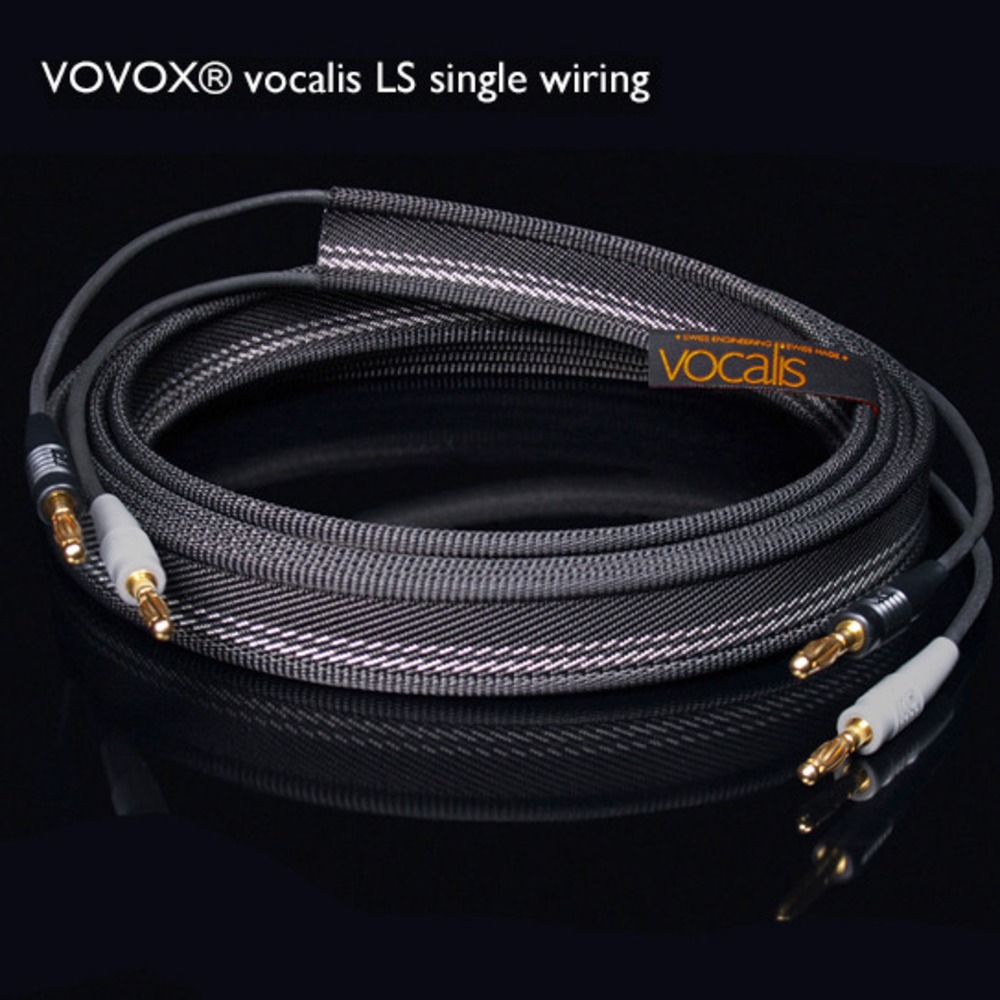 Акустический кабель Single-Wire Banana - Banana Vovox Vocalis LS Single Wiring Banana Plug 2.5m