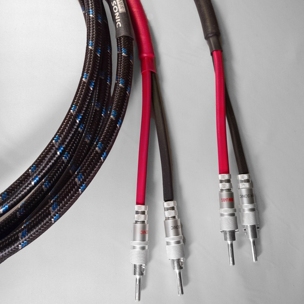 Акустический кабель Single-Wire Banana - Banana DH Labs Q-10 Signature Banana Locking-1 Plug Silver Single Wire 2.0m