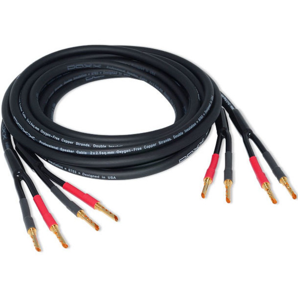 Акустический кабель Single-Wire Banana - Banana DAXX S703-25 2.5m