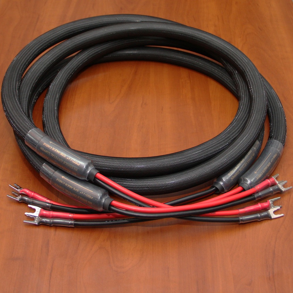 Акустический кабель Single-Wire Spade - Spade Harmonic Technology Pro-11+ Reference Speaker Cable Spade 2.5m