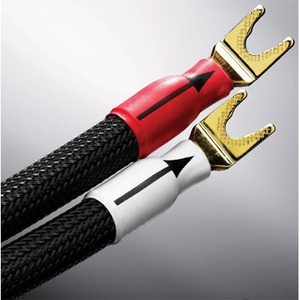 Акустический кабель Single-Wire Spade - Spade Shunyata Research Black Mamba-SP Spade 2.5m
