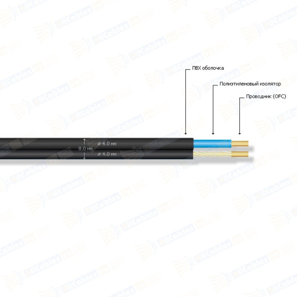 Отрезок акустического кабеля MrCable (Арт. 431) FILAR Blk 6.0m