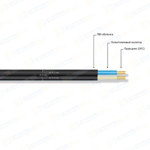 Отрезок акустического кабеля MrCable (Арт. 431) FILAR Blk 6.0m
