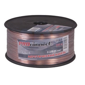 Отрезок акустического кабеля PROconnect (арт. 1712) 01-6208-6 2x2.5 мм2 BLUELINE 1.8m