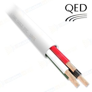 Отрезок акустического кабеля QED (арт. 2881) Professional QX16/2 PVC White 4.36m