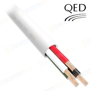Отрезок акустического кабеля QED (арт. 3088) Professional QX16/2 PVC White 6.8m