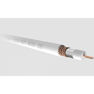 Антенный кабель в нарезку QED (QE4050) Professional QX100 White