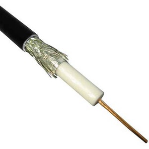 Антенный кабель в нарезку Hyperline COAX-SAT703N-BK (1м)
