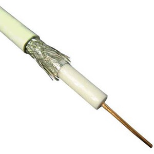 Антенный кабель в нарезку Hyperline COAX-SAT703N-WH (1м)