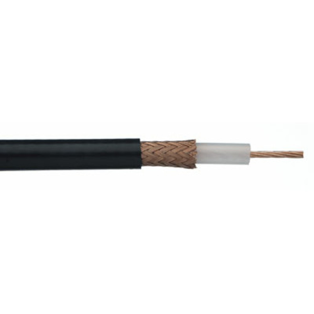 Антенный кабель в нарезку Hyperline COAX-RG213 (1м)
