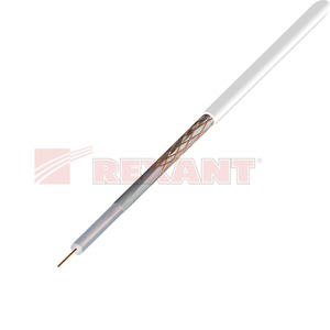 Антенный кабель в нарезку Rexant 01-2001 RG-58A/U (50 Ом) белый (1 метр)