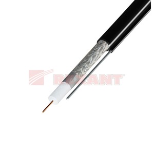 Антенный кабель в нарезку Rexant 01-3021 Кабель RG-11U (75 Ом) OUTDOOR + ТРОС*1