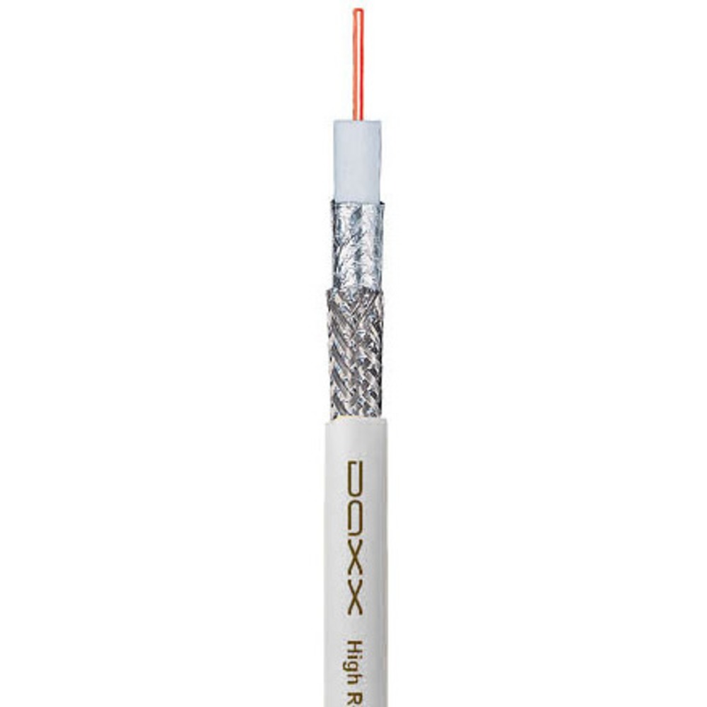 Антенный кабель в нарезку DAXX A20-1M White