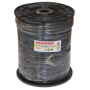 Антенный кабель в нарезку Rexant 01-2204 (305 метров)