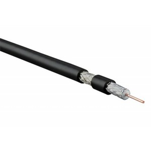 Антенный кабель в нарезку Hyperline COAX-RG6-CU-100 (100м)