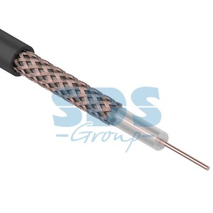 Антенный кабель в нарезку Rexant 01-2606 1,5C-2V MINI COAXIAL, (72%), 75 Ом, черный OUTDOOR (200 метров)