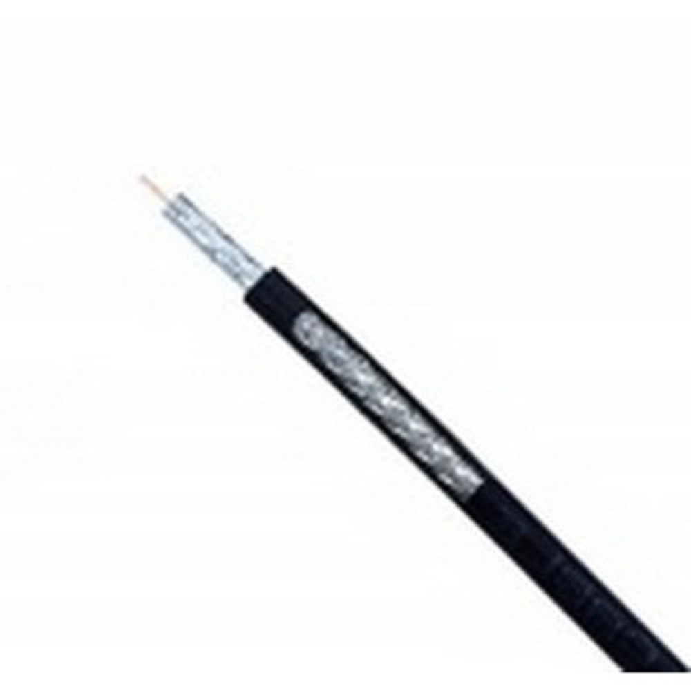 Антенный кабель в нарезку Rexant 01-2602 2C-2V, MicroCoaxial+Cu, (72%), 75 Ом, черный OUTDOOR (200 метров)