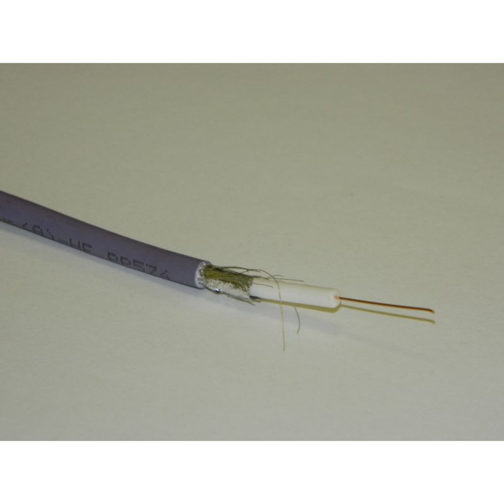 Антенный кабель в нарезку NETKO 51451 3C-2V (CCS, AL), черный