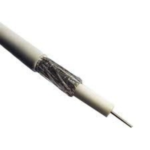 Антенный кабель в нарезку NETKO 51471 3C-2V (CU, AL), белый