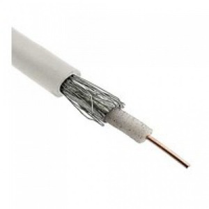 Антенный кабель в нарезку NETKO 52027 RG-59U (CU, AL), белый