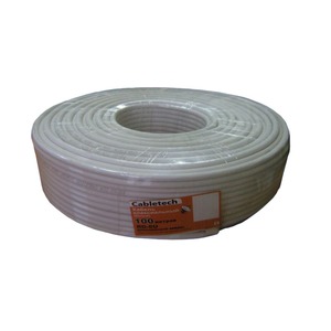 Антенный кабель в нарезку Cabletech 54398 RG-6U (CCS, AL), белый