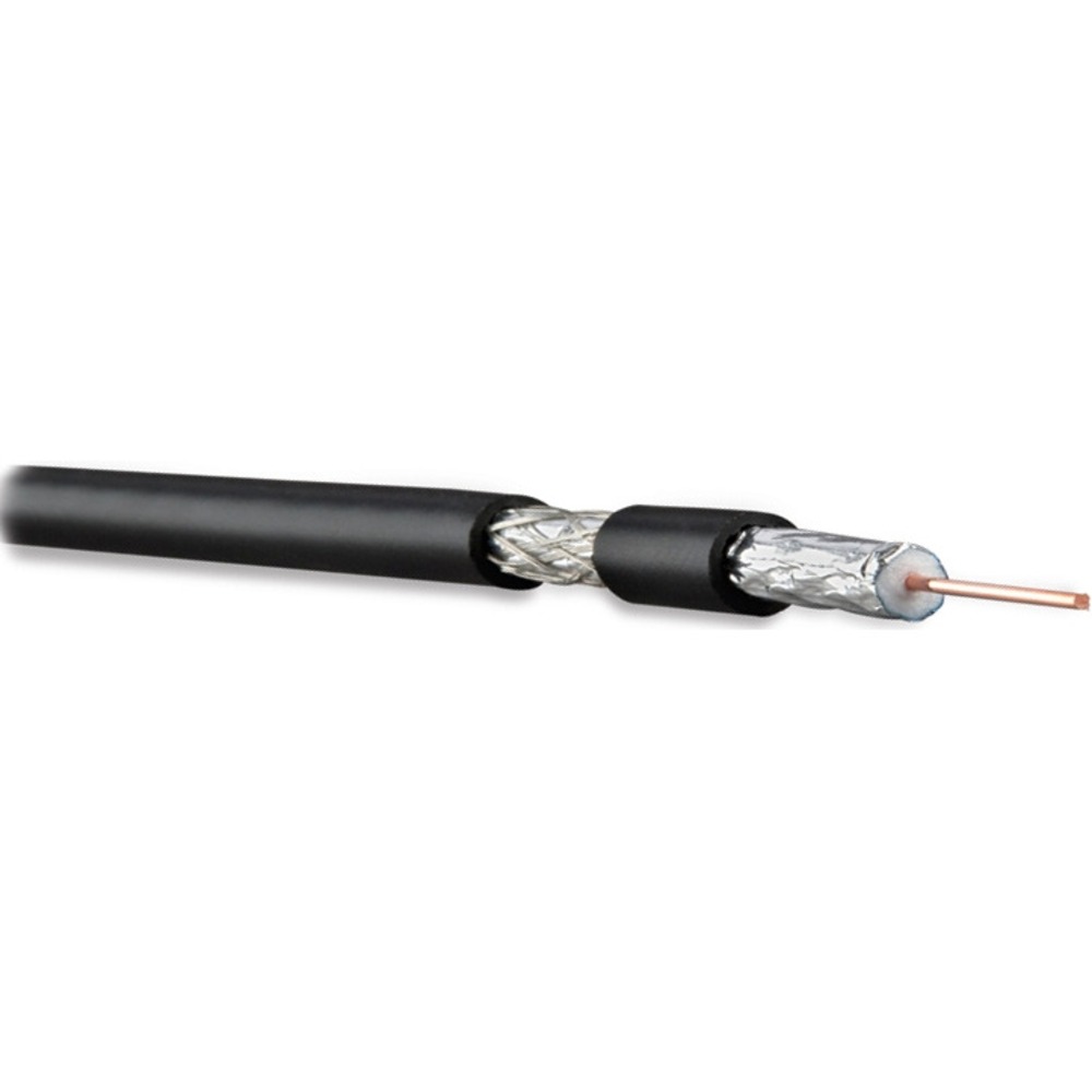Кабель коаксиальный Hyperline COAX-SAT703N-BK-500