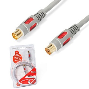 Антенный кабель готовый DeLink TV Antenna Gray 1.5m