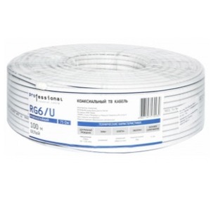 Отрезок антенного кабеля PROCAST Cable (арт. 4231) Professional RG-6U 7.5m