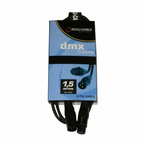 Кабель DMX с разьемами American DJ AC-DMX3/1,5 1.5m