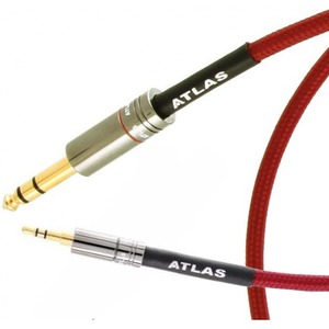 Кабель аудио 1xMini Jack - 1xJack Atlas Cables Zeno Metik 1:1 (6.3mm - 3.5mm) 3.0m