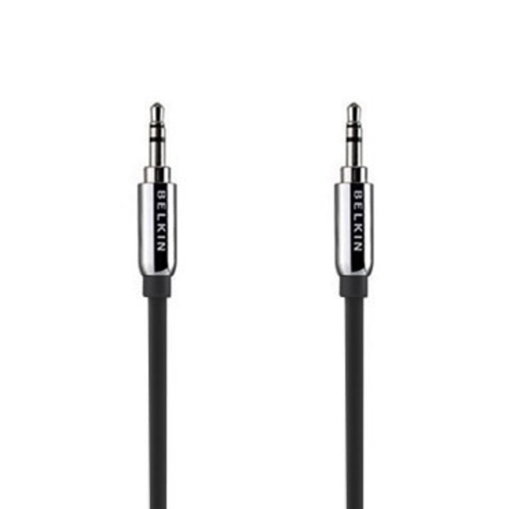 Кабель аудио 1xMini Jack - 1xMini Jack Belkin F8Z181ea03-BLKG 0.9m