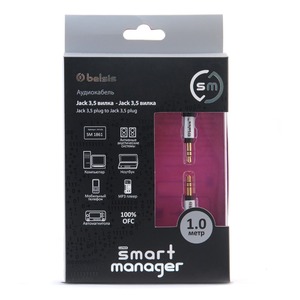 Кабель аудио 1xMini Jack - 1xMini Jack Belsis SM1861 1.0m