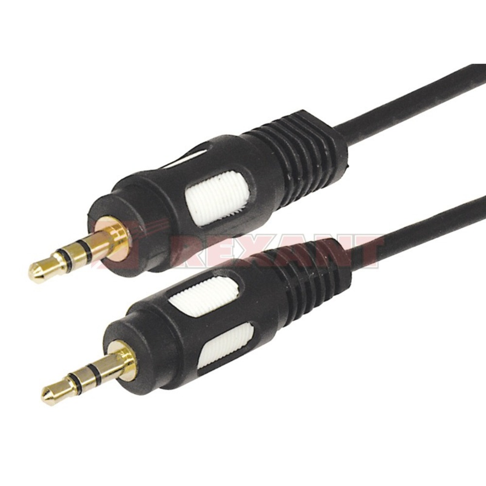 Кабель аудио 1xMini Jack - 1xMini Jack Rexant 17-4114 Gold (1 штука) 3.0m